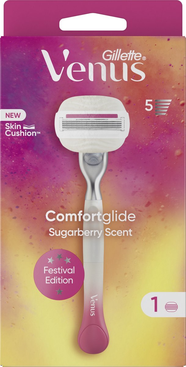 Gillette Comfortglide Sugarberry - Scheersysteem Voor Vrouwen - Handvat + 1 Mesje