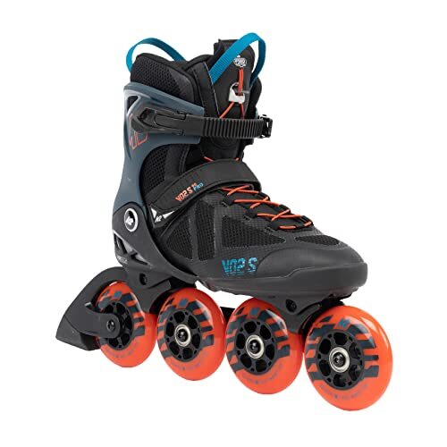 K2 Skate VO2 S 90 30G0245 inlineskates voor volwassenen, zwart/blauw/oranje