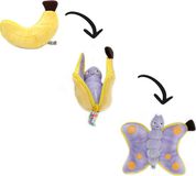 Les Déglingos Flipetz - 2-in-1 Knuffel - Poppet de Vlinder / Banaan - 10 x 6 x 20 cm