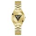 Guess TRI Plaque roestvrij stalen dameshorloge, Goud, Klassiek