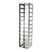 Cryomaster 4-6205 roestvrij stalen kistframe met veiligheidsstang voor 11 Kryoboxen, 148 mm x 141 mm x 611 mm, zilver