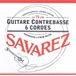 Savarez 650-R snarenset voor klassieke gitaar, verzilverde bassnaren, normal tension