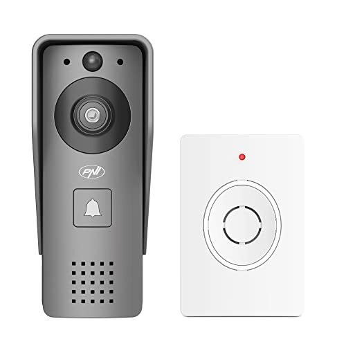 PNI Slimme video-intercom House 910 WiFi HD, P2P, vergrendelingsuitgang, slim met andere compatibele producten Tuya