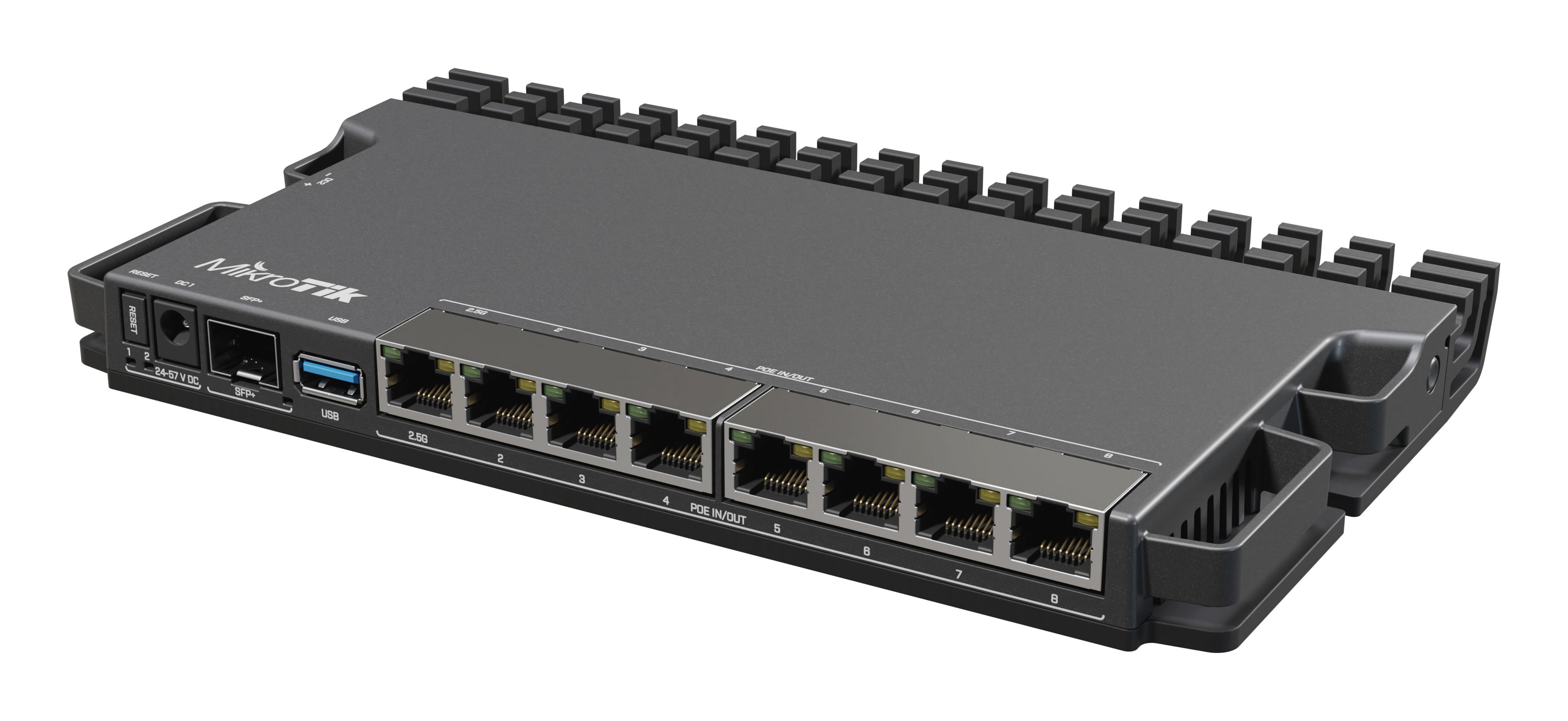 MikroTik RB5009UG+S+IN Bedrade Router - 2.5 Gigabit Ethernet - Zwart