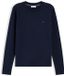 Tommy Hilfiger Dames Gebreide Trui Katoen/Polyamide Blauw S