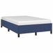 Maison Exclusive - Cadre de lit sans matelas, bleu, 120x190 cm, rembourré