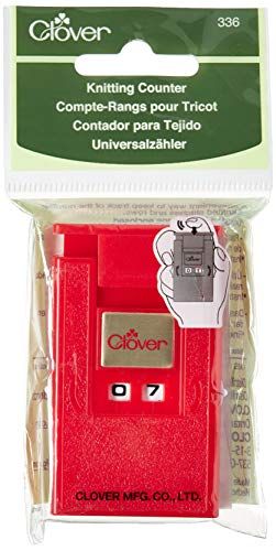 Clover Universele teller, plastic, rood, 1