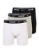 NIKE Boxer shorts gris chiné / noir / blanc