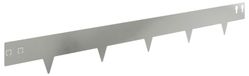 Bordure de pelouse 50 pc 100 x 12 cm Acier galvanisé Argenté