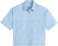 Levi's Harlie Ss Cropped Blouse - Blauw - M