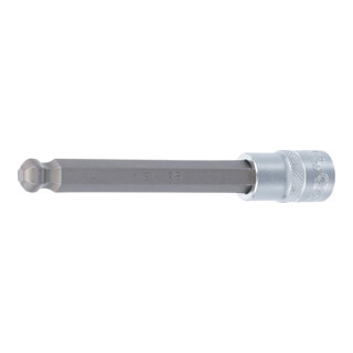 BGS technic BGS Dopsleutelbit | lengte 140 mm | 12,5 mm (1/2") | INBUS met kogelkop 12 mm Aantal:1