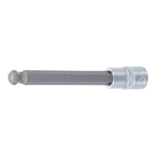 BGS Socket Bit | 140mm Long | 1/2" Drive | Ball End Hex 12mm