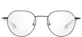 Dita Lancier LSA-108 Noir Rond Lunettes Unisex