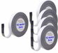 TUKA 50 m x 20 mm x 1 mm magnetische markeringstape, wit TKD9046-2