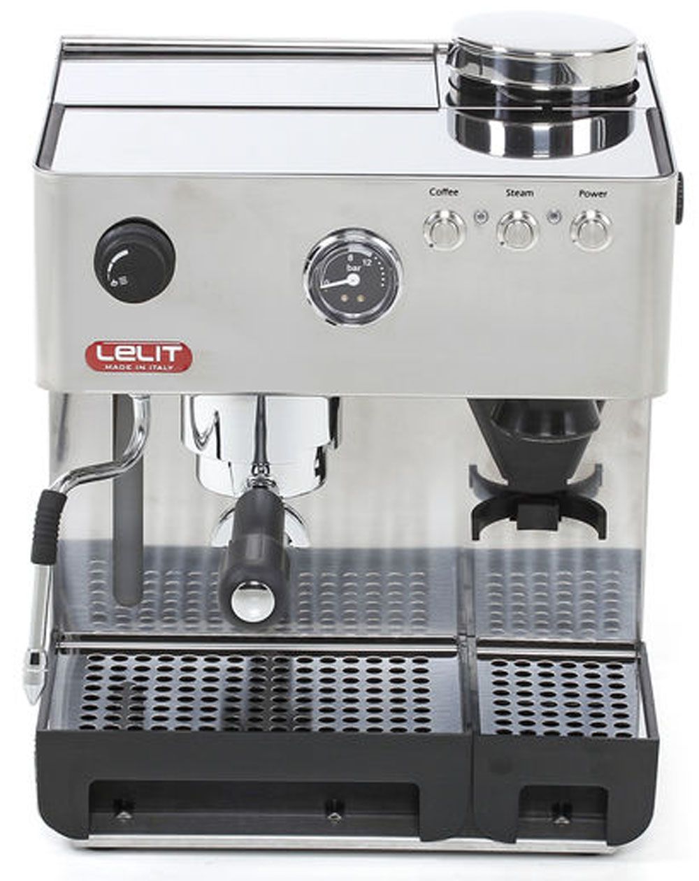 Lelit PL042EMI Espressomachine - Handmatig - RVS - Met Bonenmolen - 2.7L