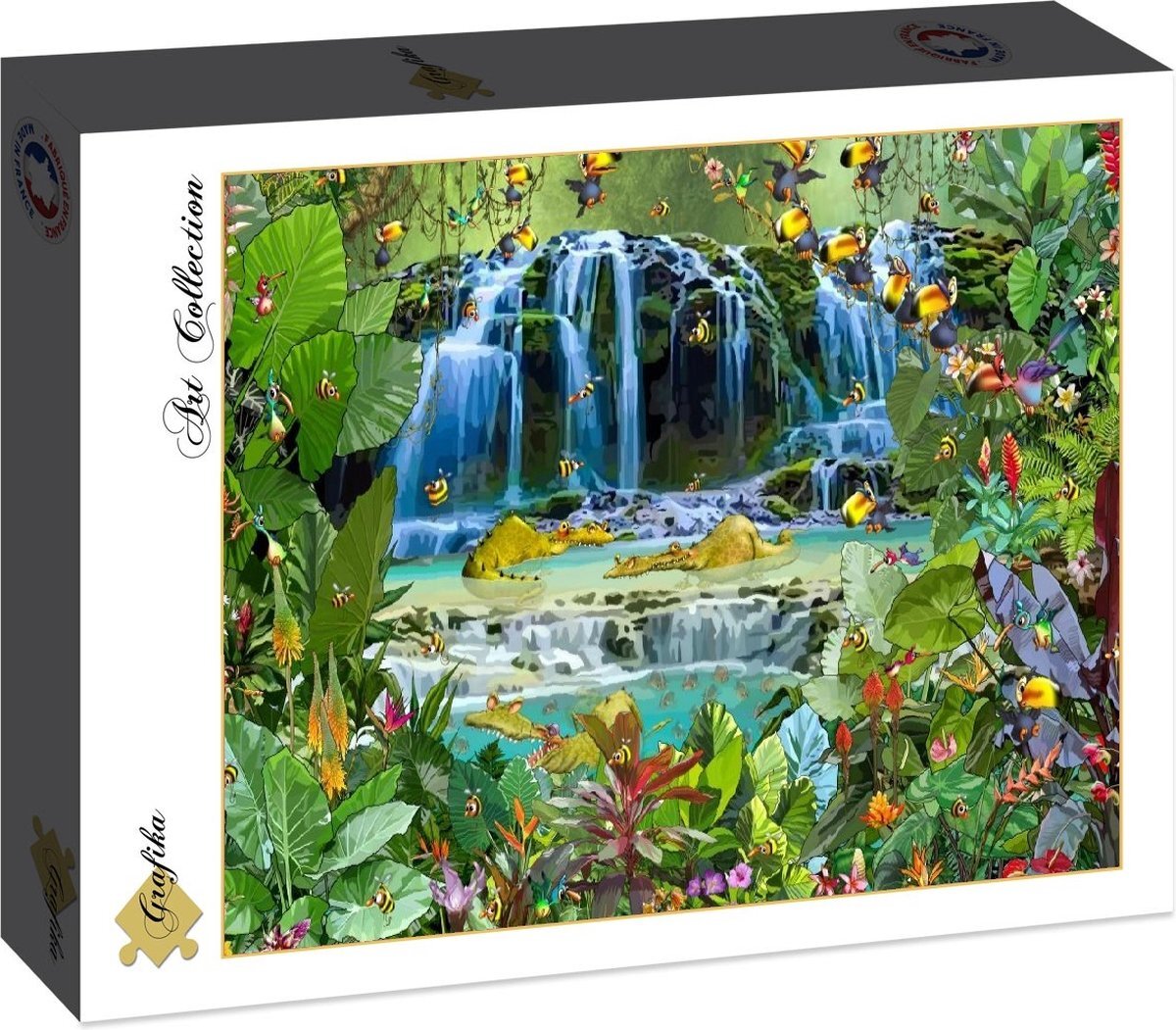 Grafika Francois Ruyer legpuzzel De Waterval 2000 stukjes