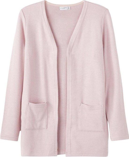 Name It Vest Nkfvicti Ls Knit Card L Noos - Burnished Lilac - Kids - Size 146/152