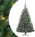 vidaXL Kunstmatige Hinged Kerstboom Groen 120 cm PVC en Metaal