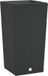 vidaXL Plantenbak met uitneembare bak, rattan-look, 21/49 L, PP, antraciet