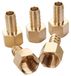 Icecat Jeu de 5 raccords laiton BSP pour eau et gaz