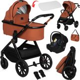 Lionelo Layla 3-in-1 Kinderwagen met Reiswieg Buggy & Autostoel i-Size