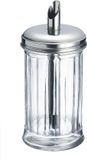 Westmark New York suikerstrooier uit glas en rvs Ø 7.6cm H 17cm