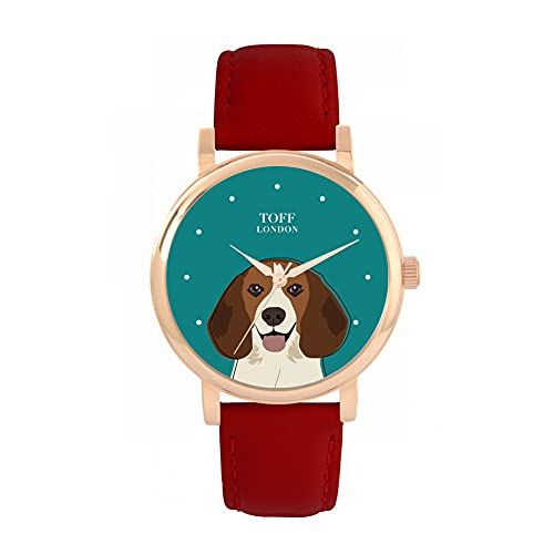 Toff London Beagle Head Hondenhorloge