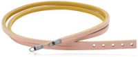 Trollbeads Damen-Armband gelb rose Leder 36 cm 925 Sterling Silber TLEBR-00025
