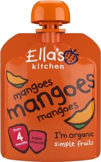 Ella's kitchen Knijpzakje 4+ m Mango 70 gr