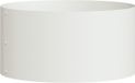 vidaXL Plantenring Wit 40 x 40 x 20 cm Koudgewalst staal