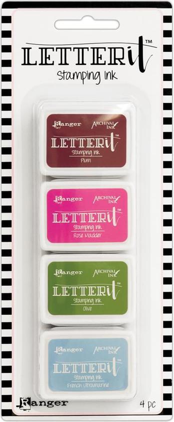 Ranger Letter It - Stempel inkt set - Archival - 4 kleuren