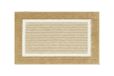 andiamo Maui Badmat, antislip, zacht en wollig, douchemat voor badkamer, antislip, wasbaar, 40 x 60 cm, taupe