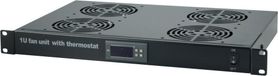 XtendLan Système de ventilation pour espace 1U, avec thermostat, 4 ventilateurs, profondeur 350mm