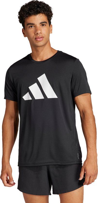 adidas Performance Run It T-shirt - Heren - Zwart - Maat L