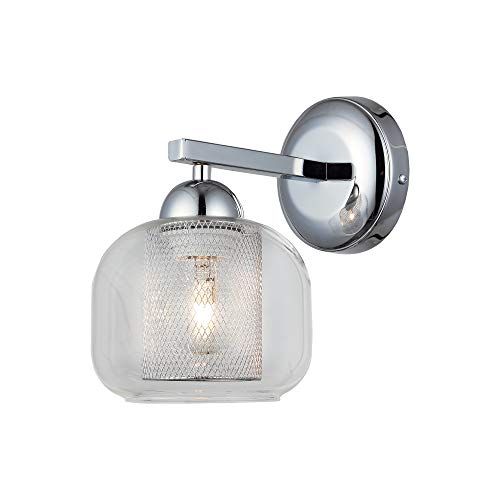 Homemania Wandlamp - Chroom - E27 - 40W - 2022