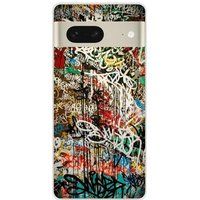 Google Pixel 7 Graffiti 1 Bedrukt siliconen hoesje