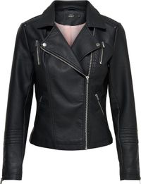 ONLY ONL GEMMA FAUX LEATHER BIKER OTW NOOS Women's Jacket - Size 34