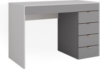 Vicco Kaptafel Elise Wit/Grijs 115 cm sans miroir, Modèle 41312
