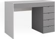 Vicco Kaptafel Elise Wit/Grijs 115 cm sans miroir, Modèle 41312