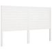 VidaXL Hoofdbord 206x4x100 cm Massief Grenenhout Wit