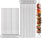Unyqoos® Set de 40 brochettes réutilisables en acier inoxydable pour grillades