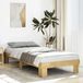 vidaXL Bedframe - Massief Hout - Eiken - 75x190 cm - Zonder Matras