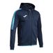 Joma Kinder trainingsjack met capuchon Olimpiada Blauw Marino/Turquesa Flúor