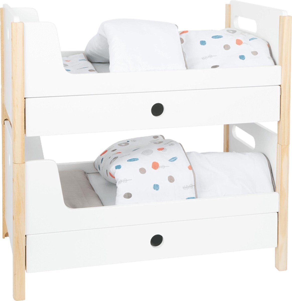 Small Foot Poppen stapelbed ''Little Button'' - Houten speelgoed vanaf 3 jaar