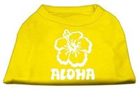 Mirage Aloha Bloemenprint Hemd, Groot, Geel