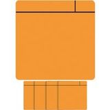 Smit Visual Magneet scrum - 75x75mm - oranje - 5 stuks