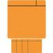 Smit Visual Magneet scrum - 75x75mm - oranje - 5 stuks