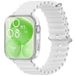 Huawei Bracelet de sport Huawei Watch Fit 3 en silicone avec étui - Blanc