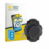 BROTECT Screenprotector voor Garmin Instinct 3 Tactical Edition (50 mm) - Folie Beschermfolie transparant 2 Stuks