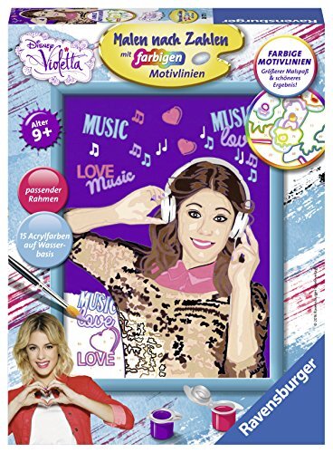 Ravensburger 285778 "Disney Violetta" Schilderij op Nummers Set